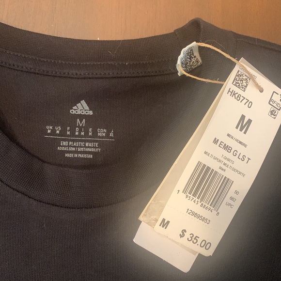 NWT Adidas long sleeve T-shirt - Men’s Medium - Picture 3 of 3